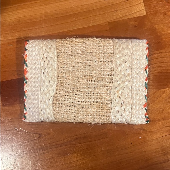 Anthropologie Multicolor Woven Clutch - Picture 2 of 4